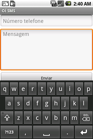 Oi SMS Android Communication