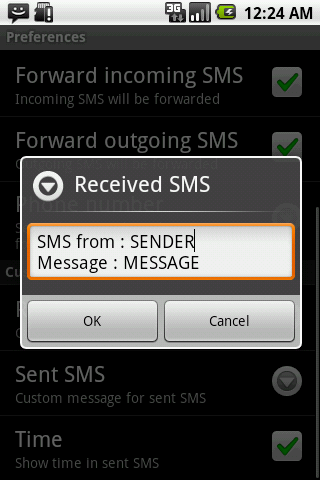 ForwardMyTexts Lite Android Communication