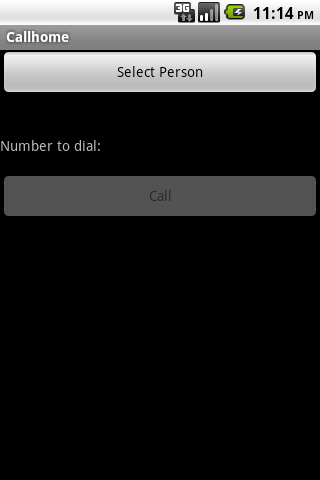 Callhome Android Communication