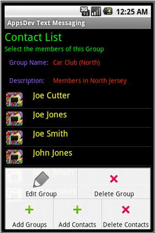 SMS Group Messaging E-1