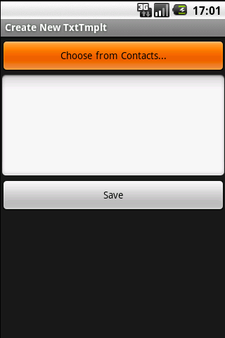 TxtTmplts Android Communication