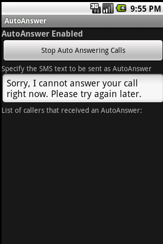 Auto Answer Android Communication