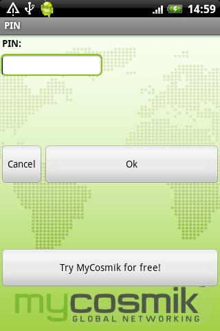 MyCosmik Android Communication