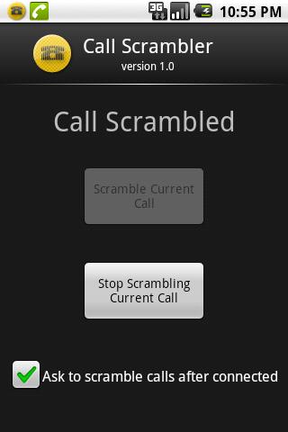 Call Scrambler Android Communication