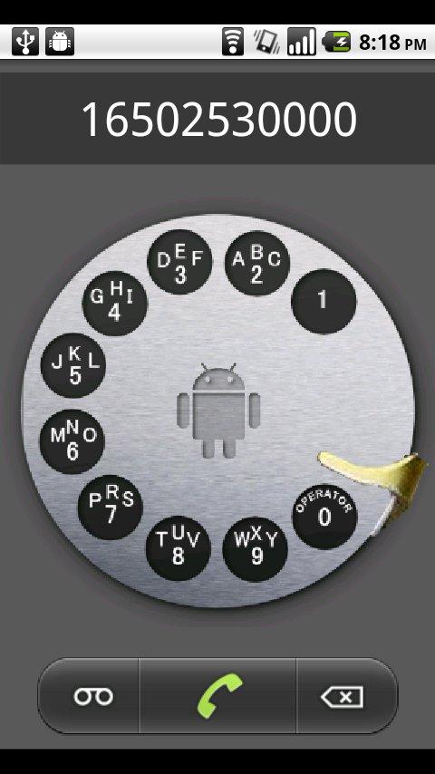Rotary Dialer Android Communication