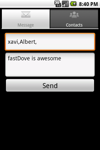 fastDove Android Communication