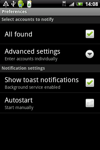 Gmail Toast (Popup Lite) Android Communication