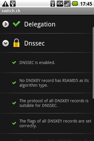 DNSdroid Android Communication
