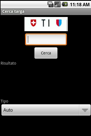 Cerca targa V2 [Swiss] Android Communication