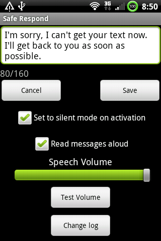 Safe Respond Android Communication