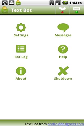 Text Bot Android Communication