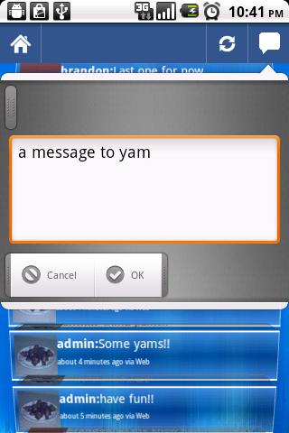 MyYammer Android Communication