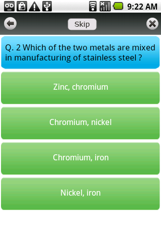 Science Challenge Android Communication