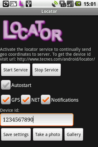 Locator Android Communication