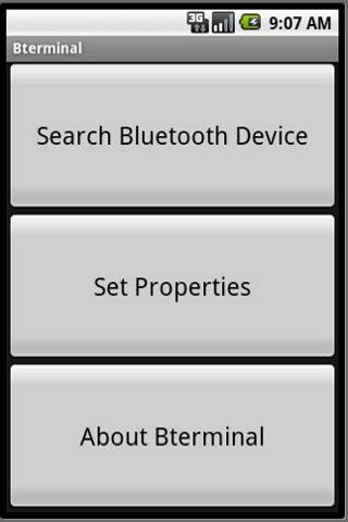 Bterminal Android Communication