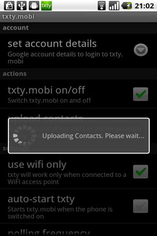 txty.mobi Android Communication