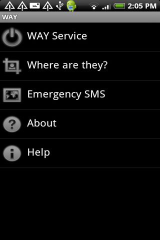 WAY ! Where Are You ? Android Communication