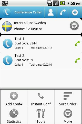 Conference Caller Android Communication