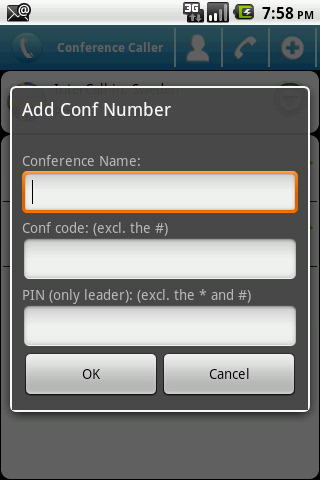 Conference Caller Android Communication