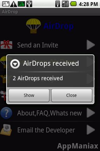 AirDrop Lite Android Communication