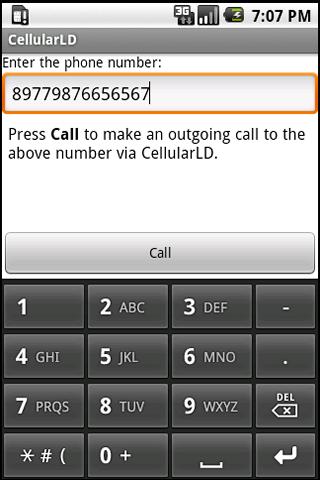 CellularLD – Int’l Dialing Android Communication
