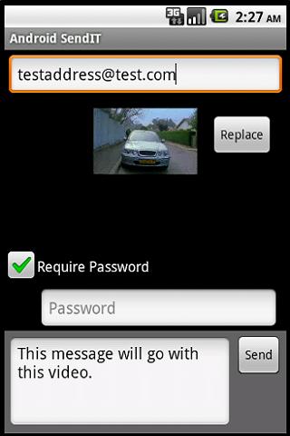 Android SendIT Android Communication