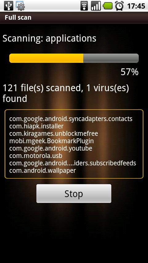 Antivirus Android Communication