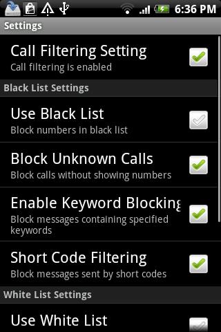 FREEdi Call Filter Android Communication