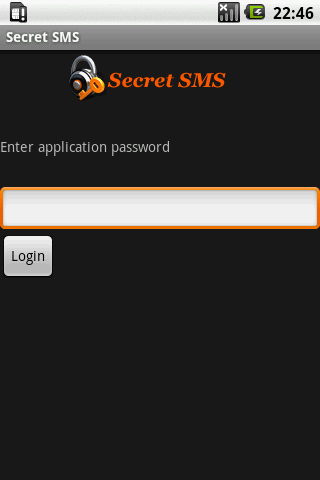 Secret SMS Android Communication