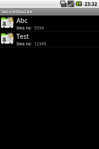 SecureSmsLite Android Communication