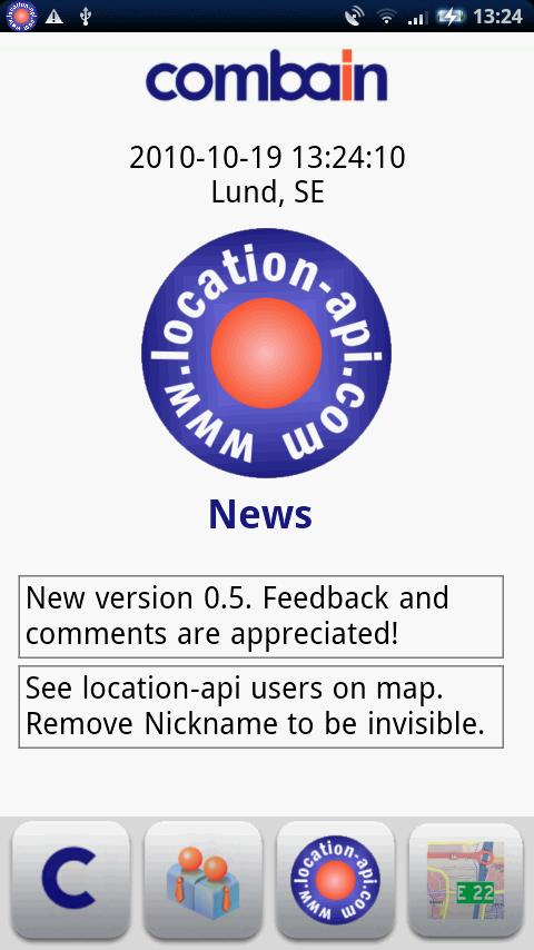 Location-API Android Communication