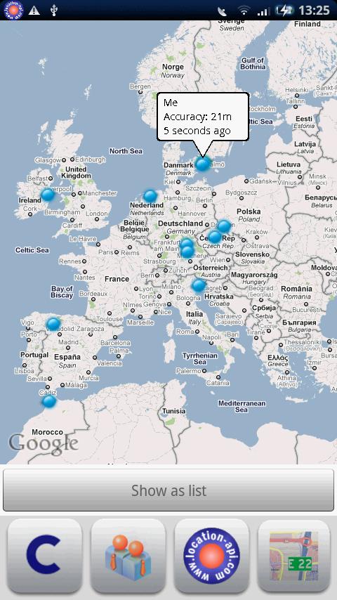 Location-API Android Communication