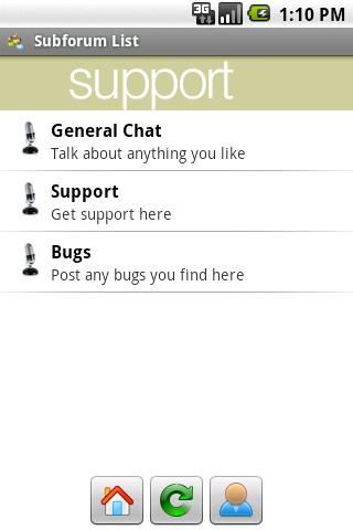 ForumLines Client Android Communication