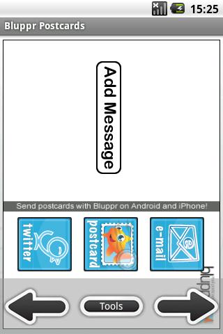 Bluppr Postcards Android Communication