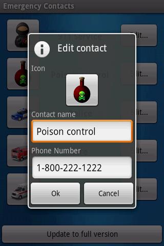 Emergency Contacts Android Communication