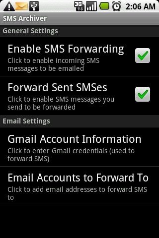 SMS Archiver (Ad-Supported) Android Communication