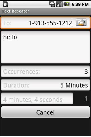 Text Repeater Android Communication