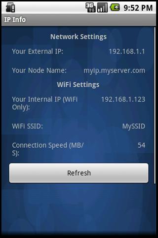 IP Info Android Communication