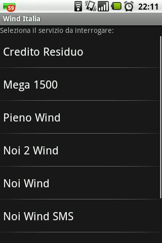 Wind Italy Android Communication