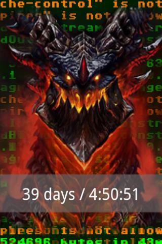 WoW Cataclysm CountDown Widget Android Communication