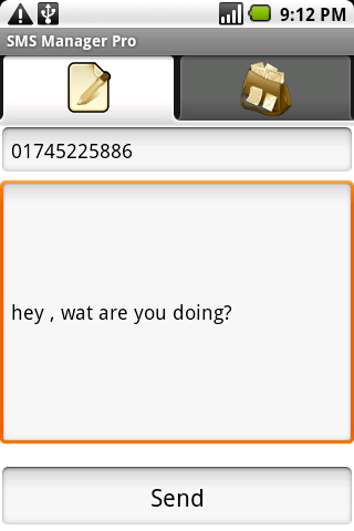 SMS Manager Pro Android Communication