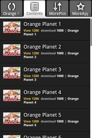 Orange Planet Android Comics