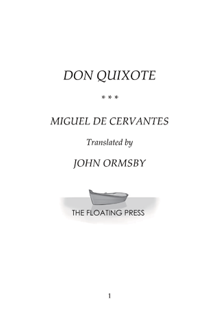 Don Quixote (ebook Free) Android Comics