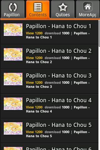 Papillon – Hana to Chou Android Comics