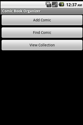 Comic Organizer Android Comics