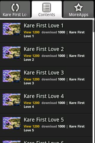 Kare First Love Android Comics