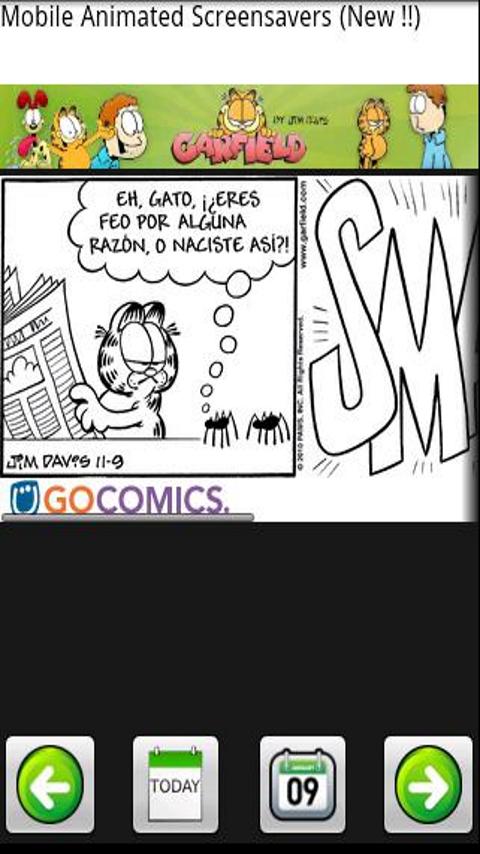 Garfield Spanish Android Comics