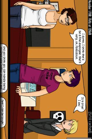 Questionable Content Browser Android Comics