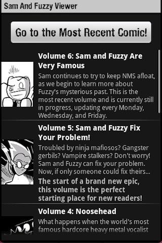 Sam and Fuzzy Viewer Android Comics