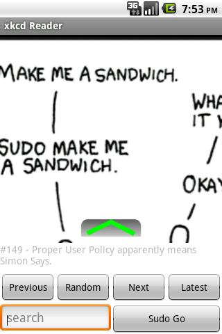 xkcd Reader Android Comics